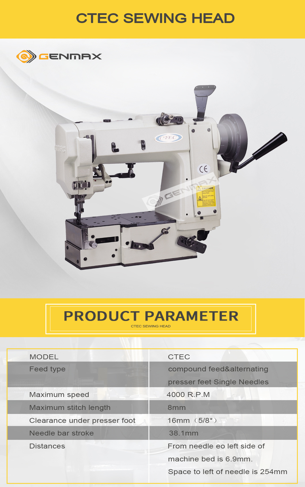 CETC 300U Sewing Head For Tape Edge Machine Buy Tape Edge Machine