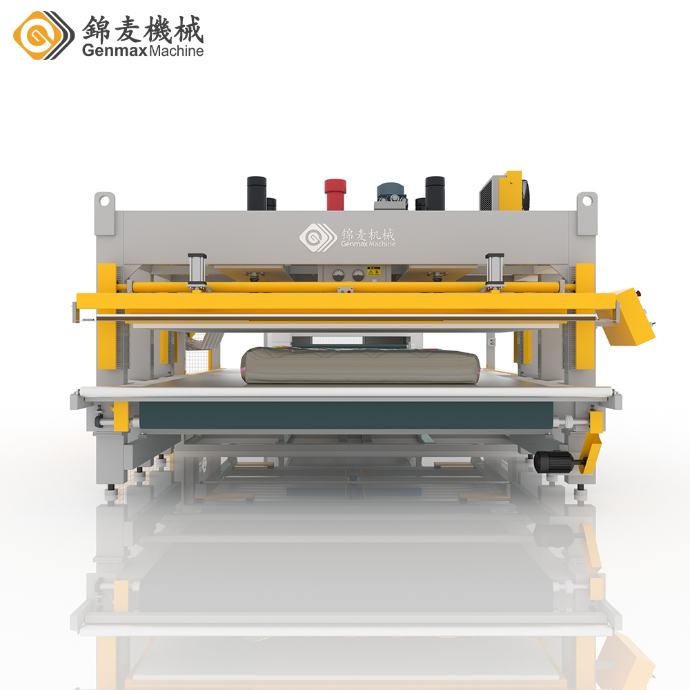 Semi-Automatic Mattress Compression Folding And Roll Packing Mattress Machine Line